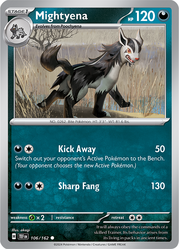 Mightyena - 106/162 - Temporal Forces - Card Cavern
