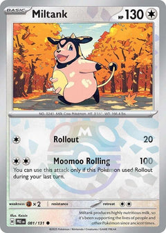 Miltank (Master Ball Pattern) - 081/131 - Prismatic Evolutions - Holo - Card Cavern