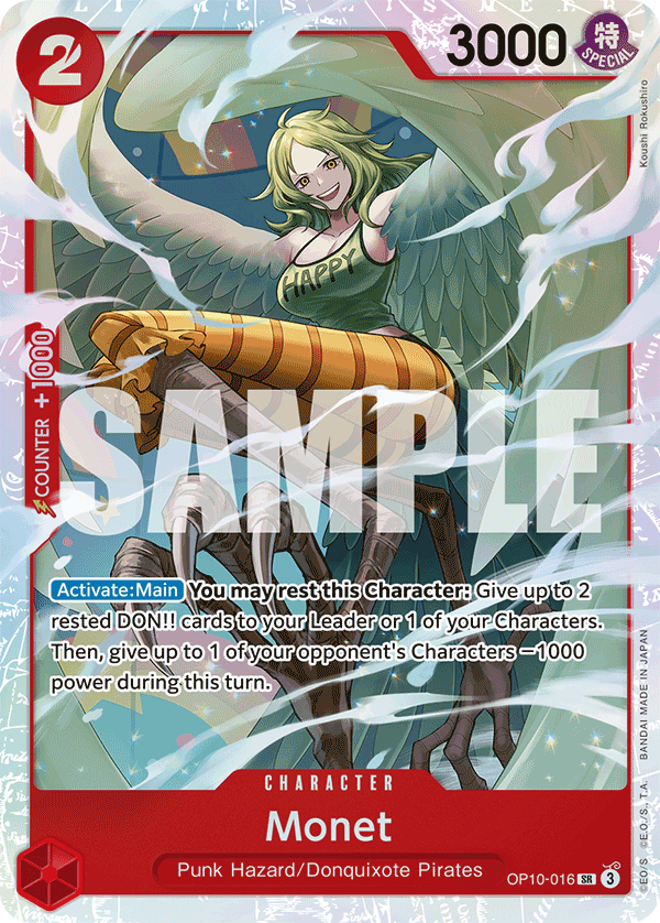 Monet - OP10-016 SR - Royal Blood - Foil - Card Cavern