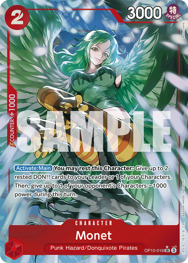 Monet (Parallel) - OP10-016 SR - Royal Blood - Foil - Card Cavern