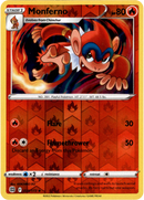 Monferno - 025/172 - Brilliant Stars - Reverse Holo - Card Cavern