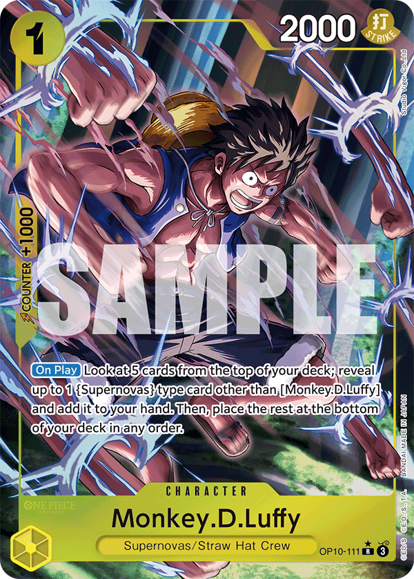 Monkey.D.Luffy (Parallel) - OP10-111 R - Royal Blood - Foil - Card Cavern