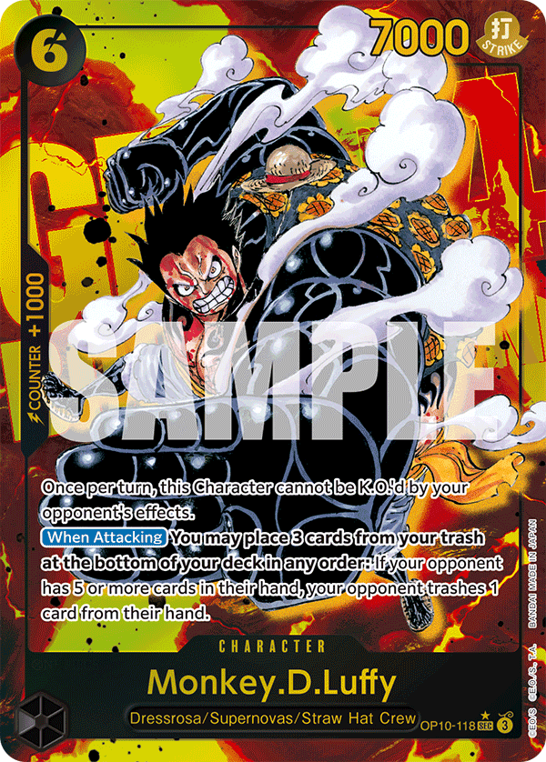 Monkey.D.Luffy (Parallel) - OP10-118 SEC - Royal Blood - Foil - Card Cavern