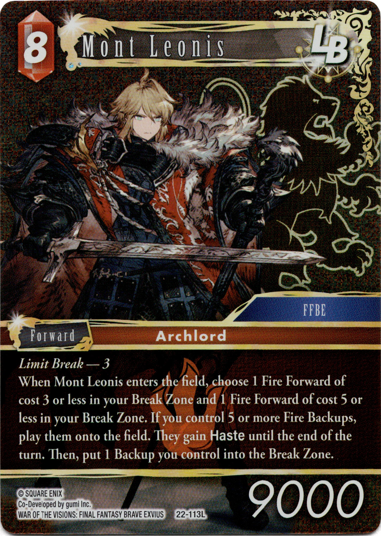 Mont Leonis LB - 22-113L - Hidden Hope - Foil - Card Cavern