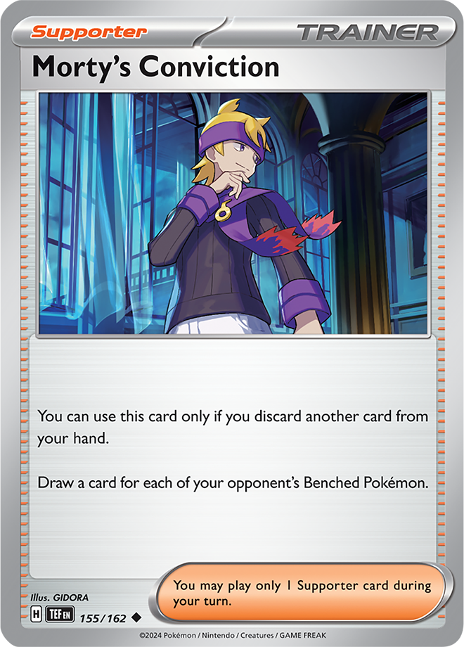 Morty's Conviction - 155/162 - Temporal Forces - Card Cavern