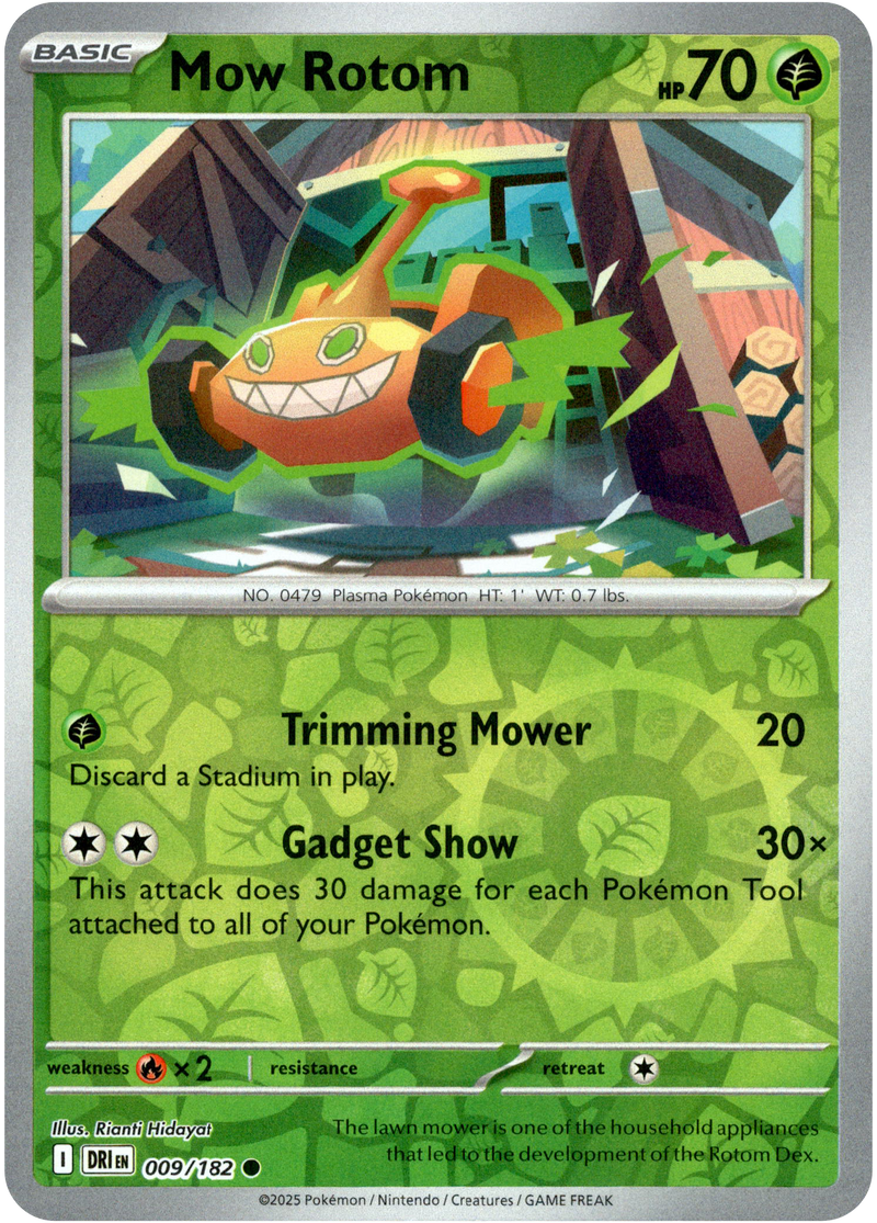 Mow Rotom - 009/182 - Destined Rivals - Reverse Holo – Card Cavern ...