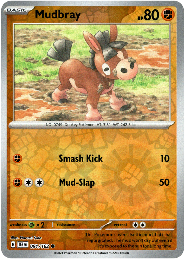 Mudbray - 091/162 - Temporal Forces - Reverse Holo - Card Cavern