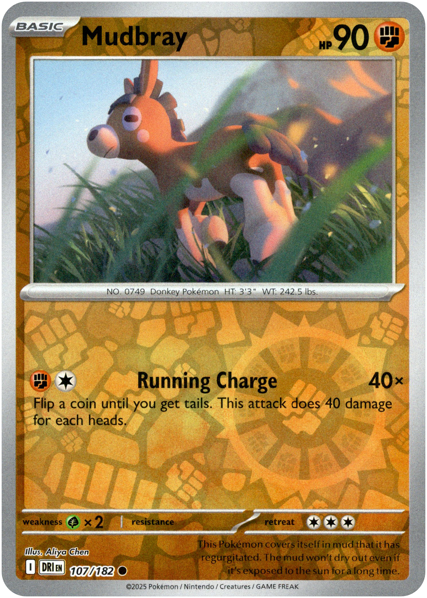 Mudbray - 107/182 - Destined Rivals - Reverse Holo - Card Cavern
