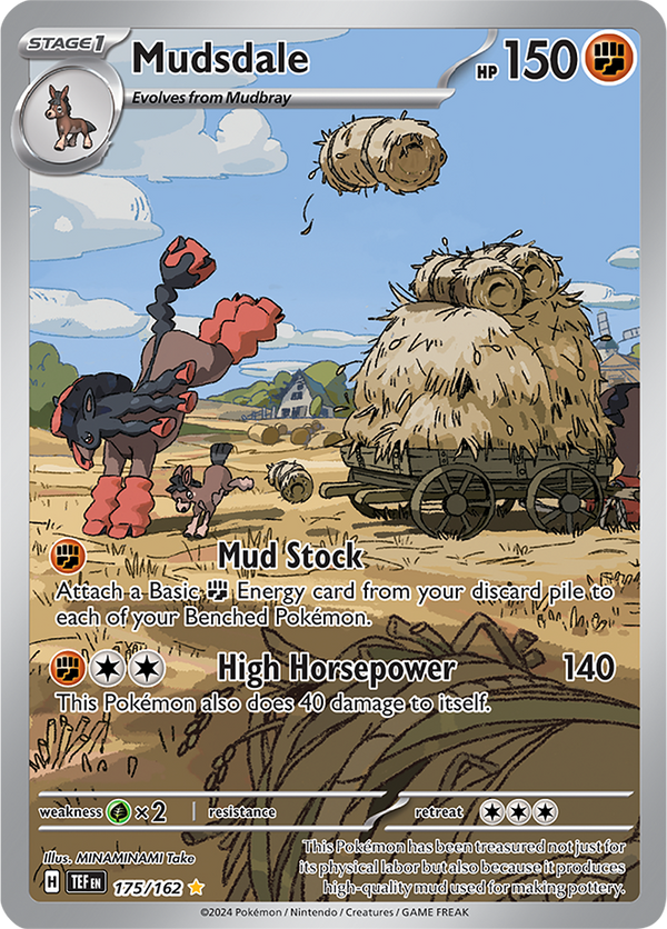 Mudsdale - 175/162 - Temporal Forces - Holo - Card Cavern