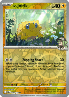 N's Joltik - 049/159 - Journey Together - Reverse Holo - Card Cavern