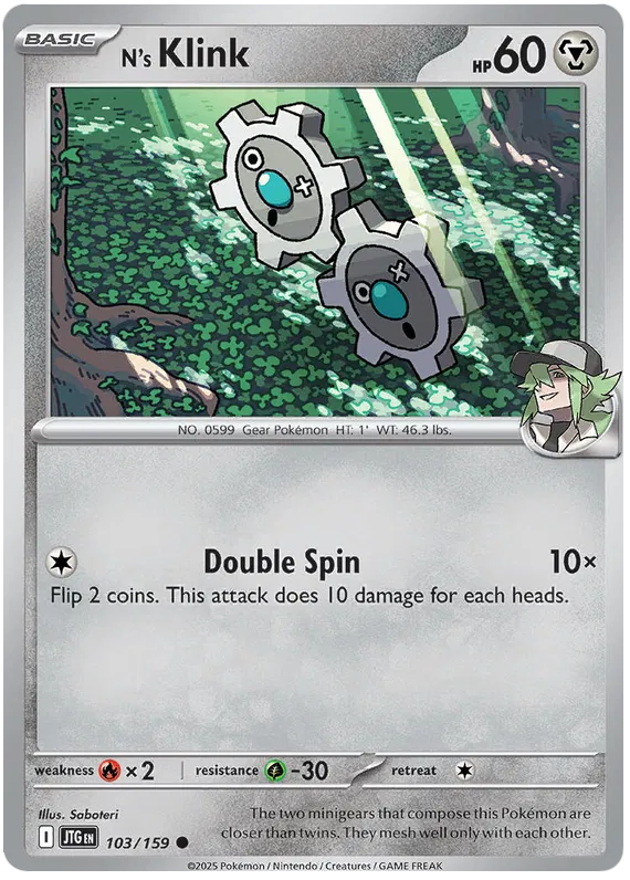 N's Klink - 103/159 - Journey Together - Card Cavern