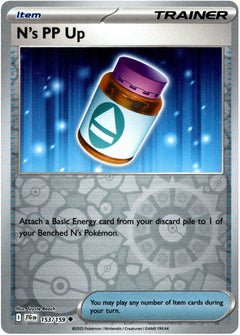 N's PP Up - 153/159 - Journey Together - Reverse Holo - Card Cavern