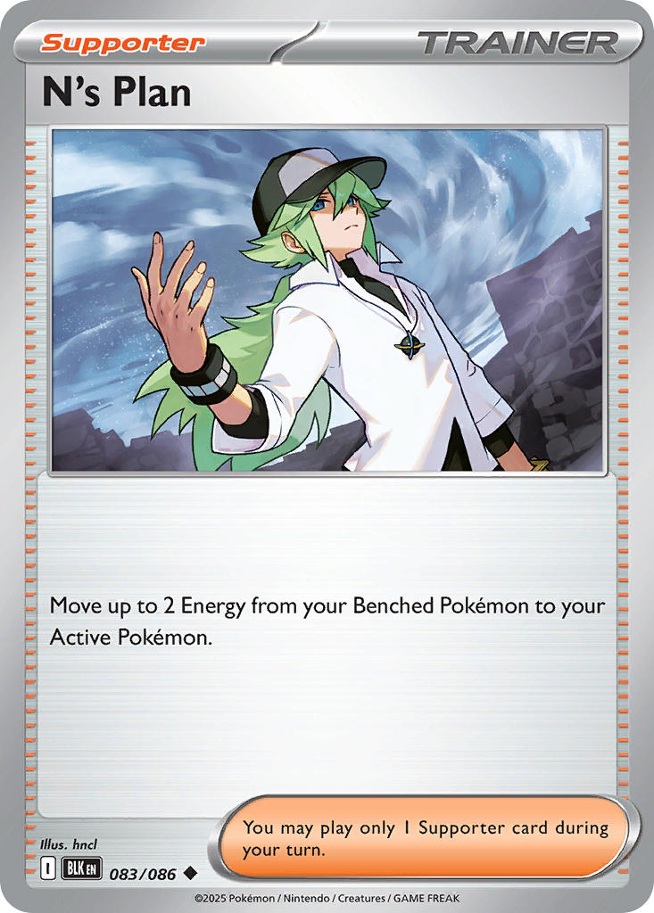 N's Plan - 083/086 - Black Bolt - Card Cavern