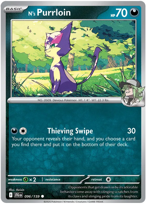 N's Purrloin - 096/159 - Journey Together - Card Cavern