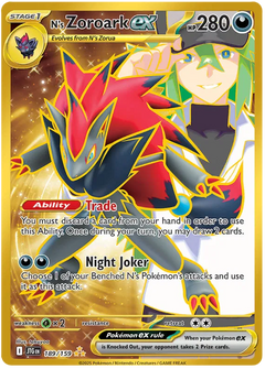 N's Zoroark ex - 189/159 - Journey Together - Holo - Card Cavern