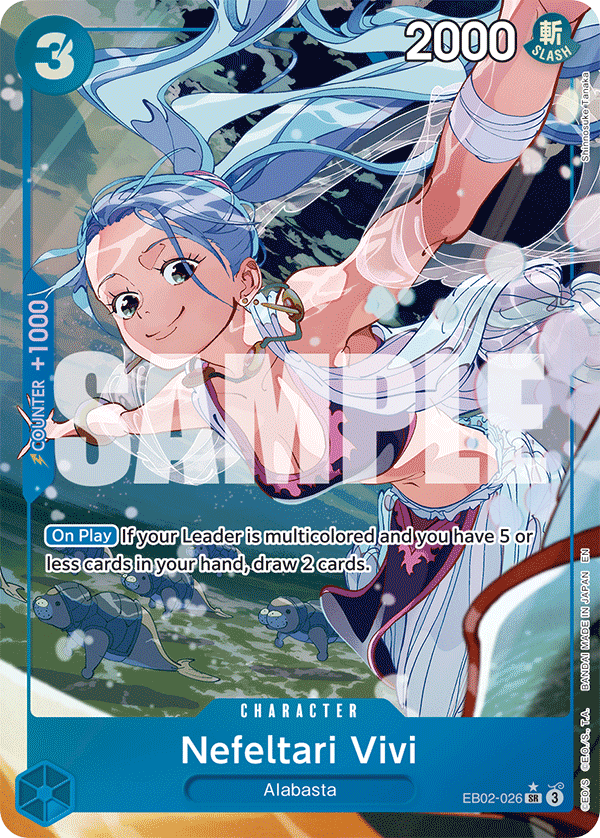 Nefeltari Vivi Alternate Art - EB02-026 SR - Anime 25th Collection - Foil - Card Cavern