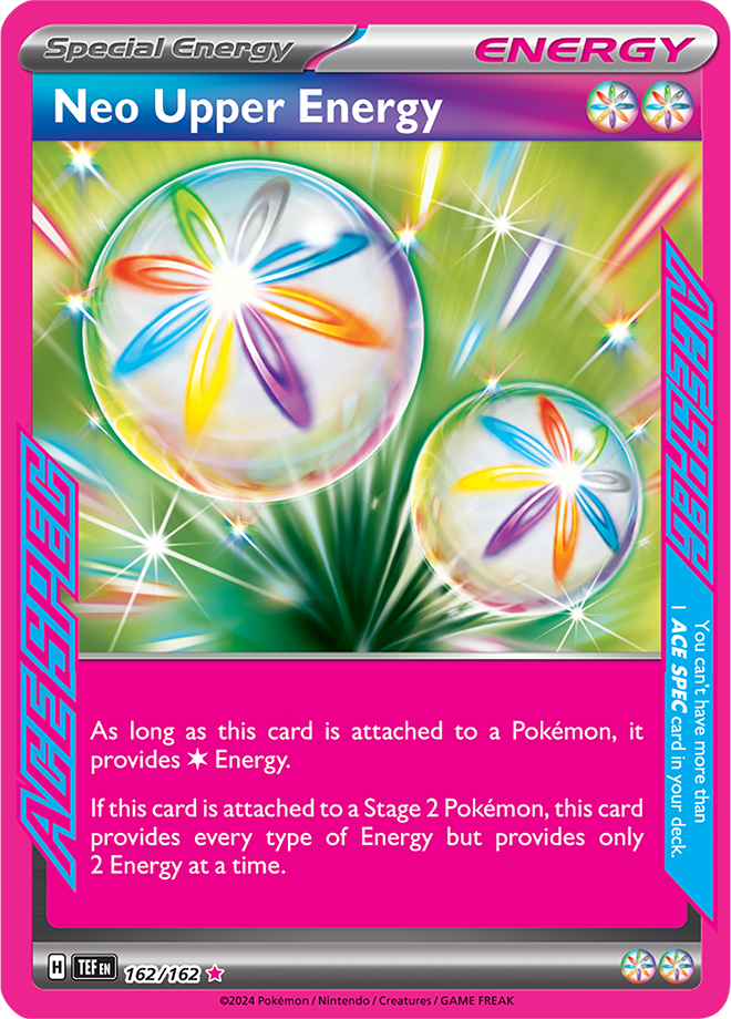 Neo Upper Energy - 162/162 - Temporal Forces - Holo - Card Cavern