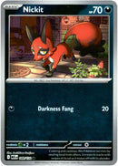 Nickit - 089/132 - Mega Evolution - Reverse Holo - Card Cavern