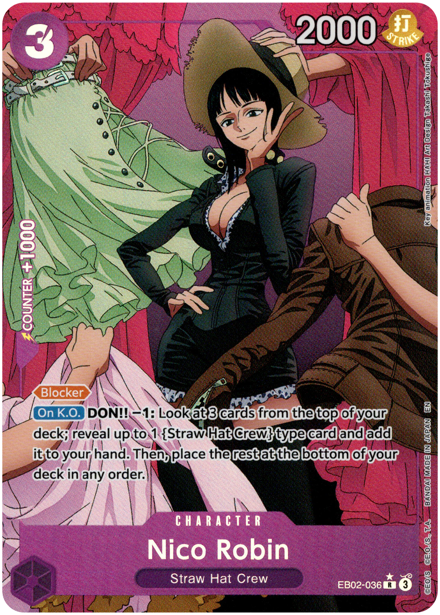 Nico Robin Alternate Art - EB02-036 R - Anime 25th Collection - Foil - Card Cavern