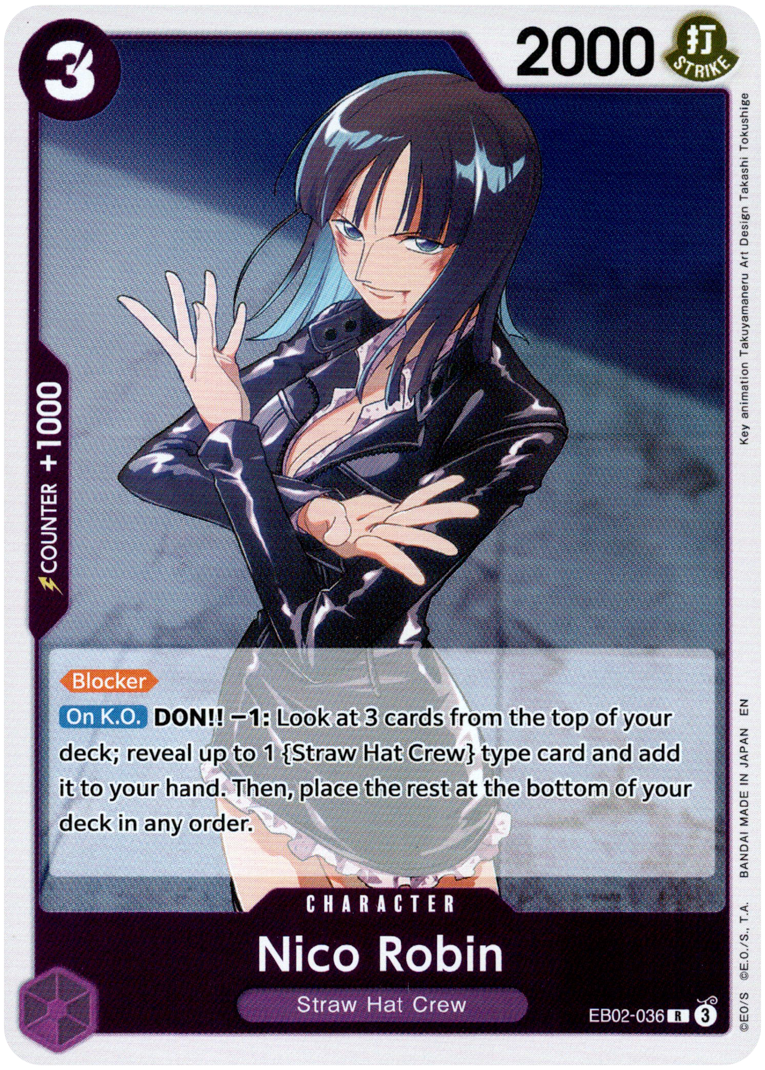 Nico Robin - EB02-036 R - Anime 25th Collection - Foil - Card Cavern