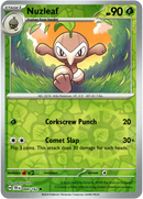 Nuzleaf - 004/162 - Temporal Forces - Reverse Holo - Card Cavern