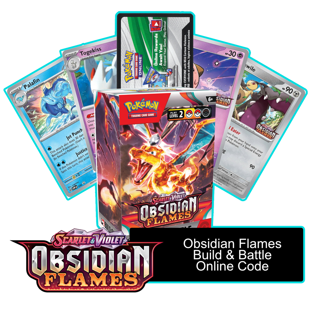 Obsidian Flames Build & Battle Box 1 of 4 Promos PTCGL Code Card