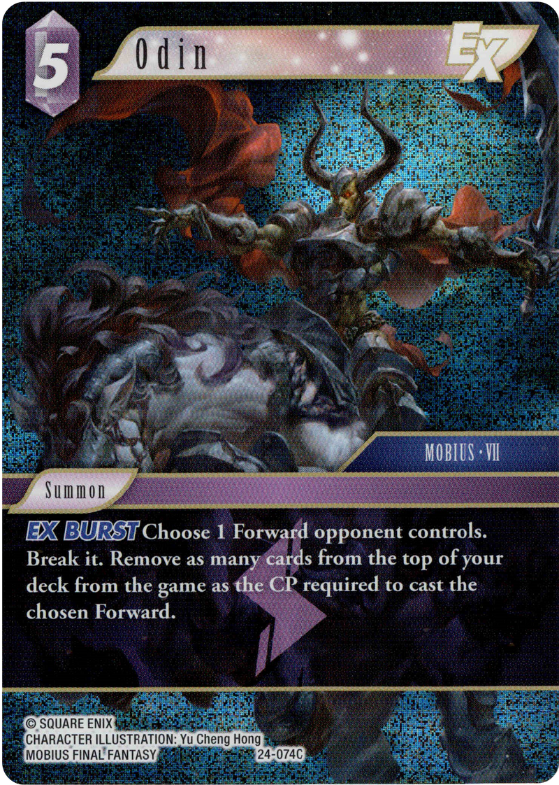 mtg final fantasy odin Odin - 24-074C - Hidden Legends