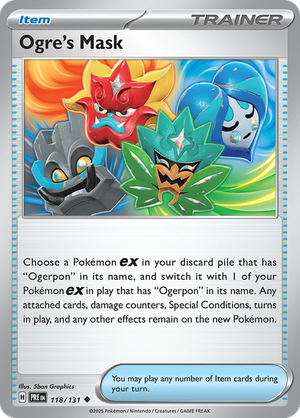 Ogre's Mask - 118/131 - Prismatic Evolutions - Card Cavern