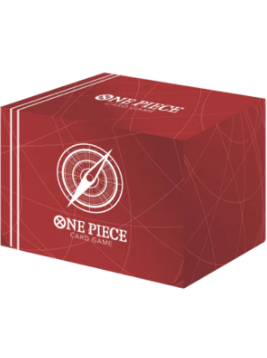 Clear Card Case - Standard Red - One Piece Card Game - Card Cavern