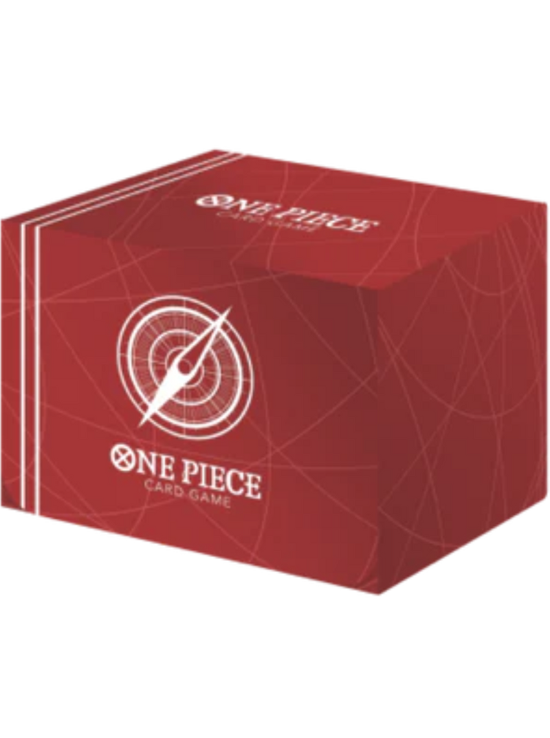 Clear Card Case - Standard Red - One Piece Card Game - Card Cavern