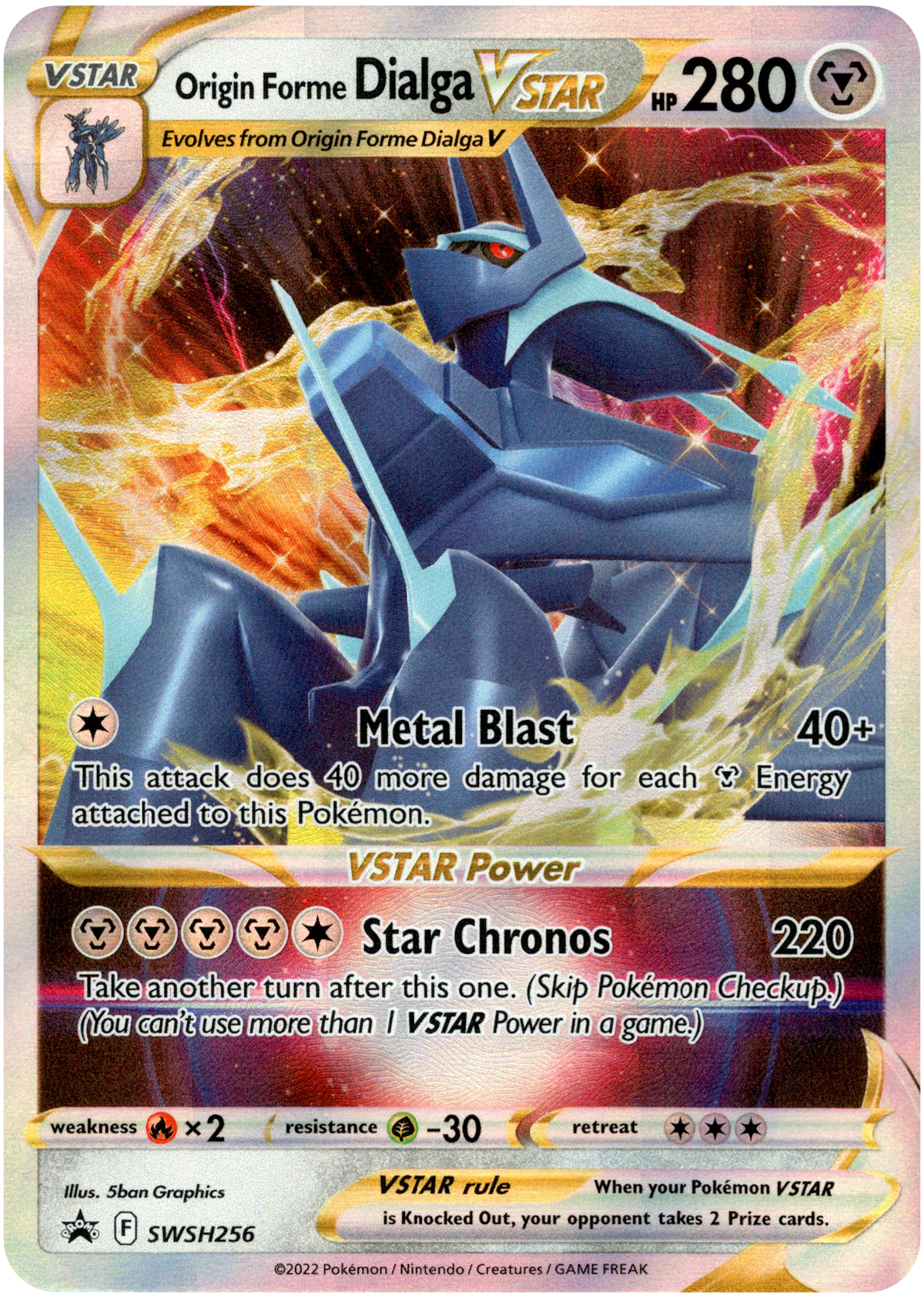 Origin Forme Dialga VSTAR - SWSH256 - Sword & Shield Promo - Card Cavern