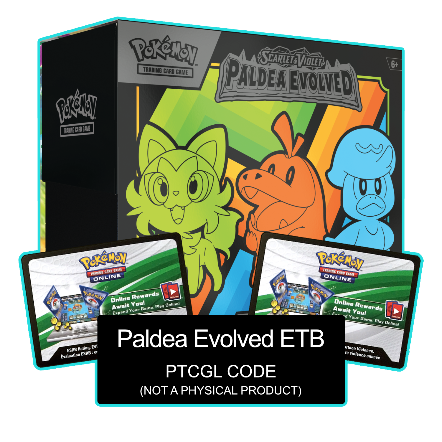 Paldea Evolved ETB - PTCGL Code - Card Cavern
