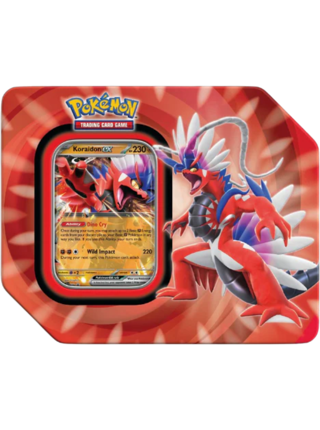 Pokemon: Paldea Legends Tin - Koraidon ex - Card Cavern