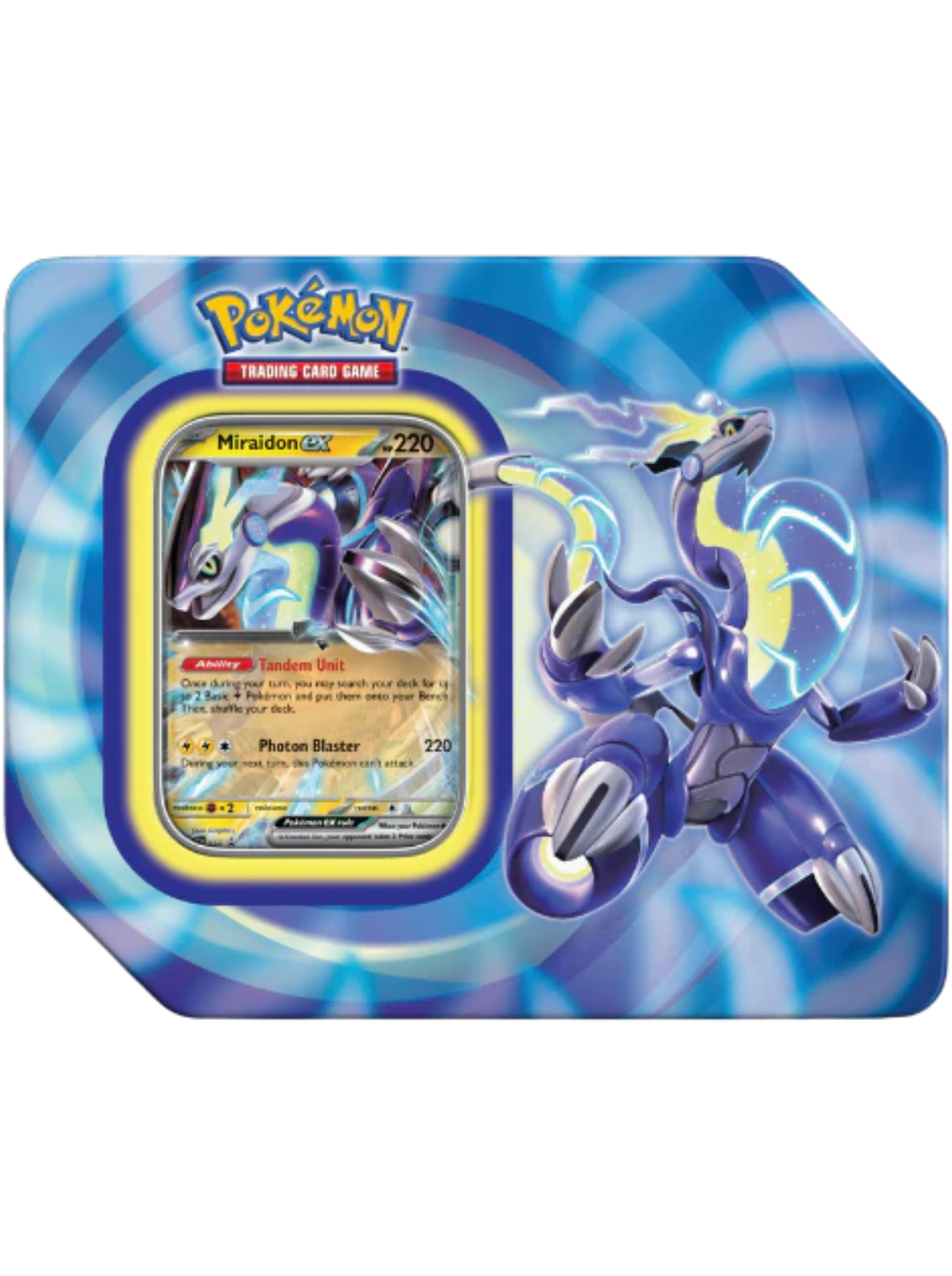 Pokemon: Paldea Legends Tin - Miraidon ex - Card Cavern