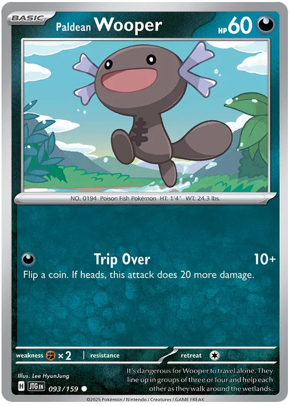 Paldean Wooper - 093/159 - Journey Together - Card Cavern