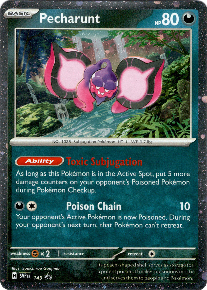 galaxy pokemon cards Pecharunt - SVP149 - Promo