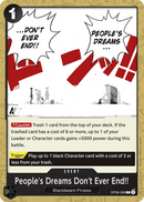 People's Dreams Don't Ever End!! - OP08-096 C - Two Legends - Card Cavern
