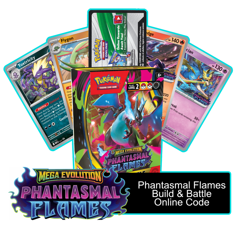 Phantasmal Flames Build & Battle Box - 1 of 4 Promos - PTCGL Code