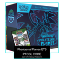 Phantasmal Flames ETB PTCGL Code
