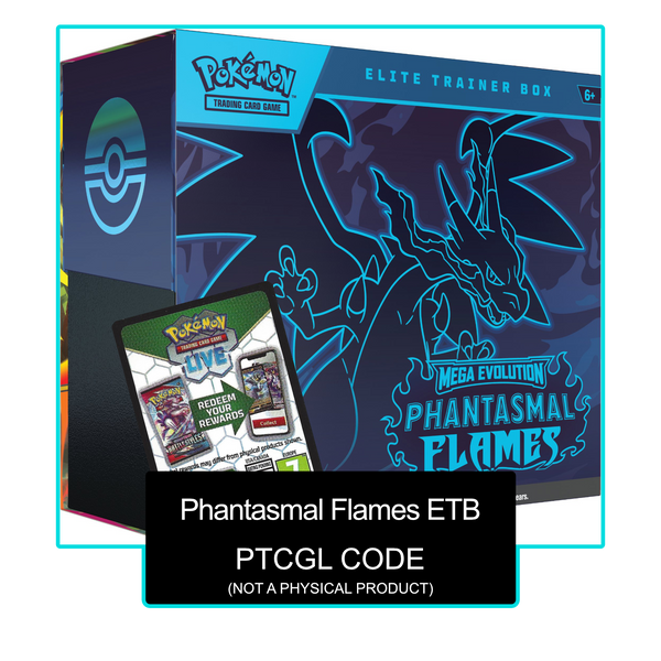 Phantasmal Flames ETB PTCGL Code