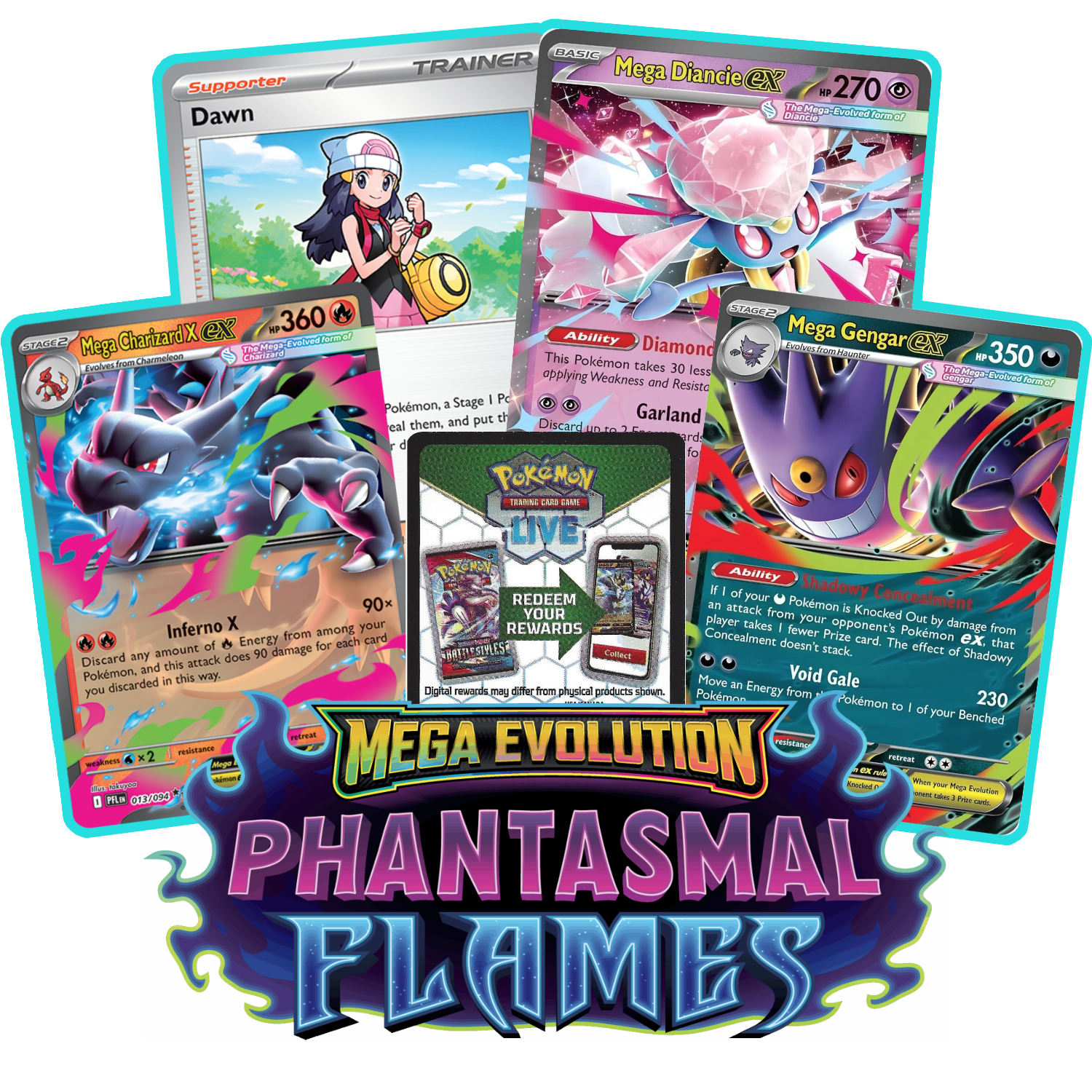 Phantasmal Flames PTCGL Code - Card Cavern