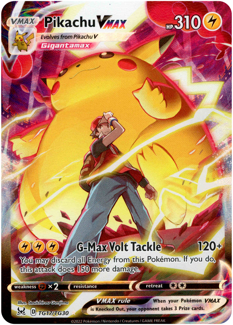 Pikachu VMAX UR TG29/TG30 ピカチュウ　英語版 Pikachu VMAX TG29/TG30 Swsh11: Lost Origin Trainer Gallery for