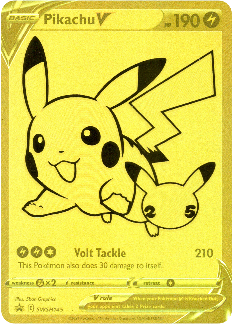 pikachu v pokemon card Pikachu V - SWSH145