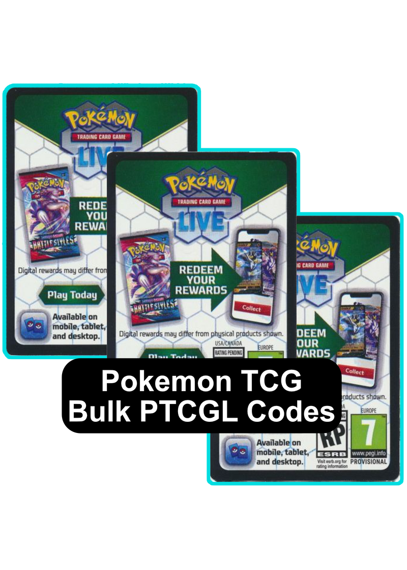 Pokemon Bulk - PTCGL Codes – Card Cavern Trading Cards, LLC