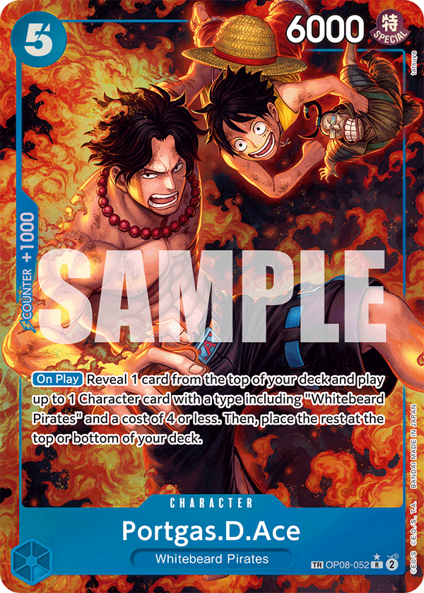 Portgas.D.Ace (TR) - OP08-052 TR - Royal Blood - Foil - Card Cavern