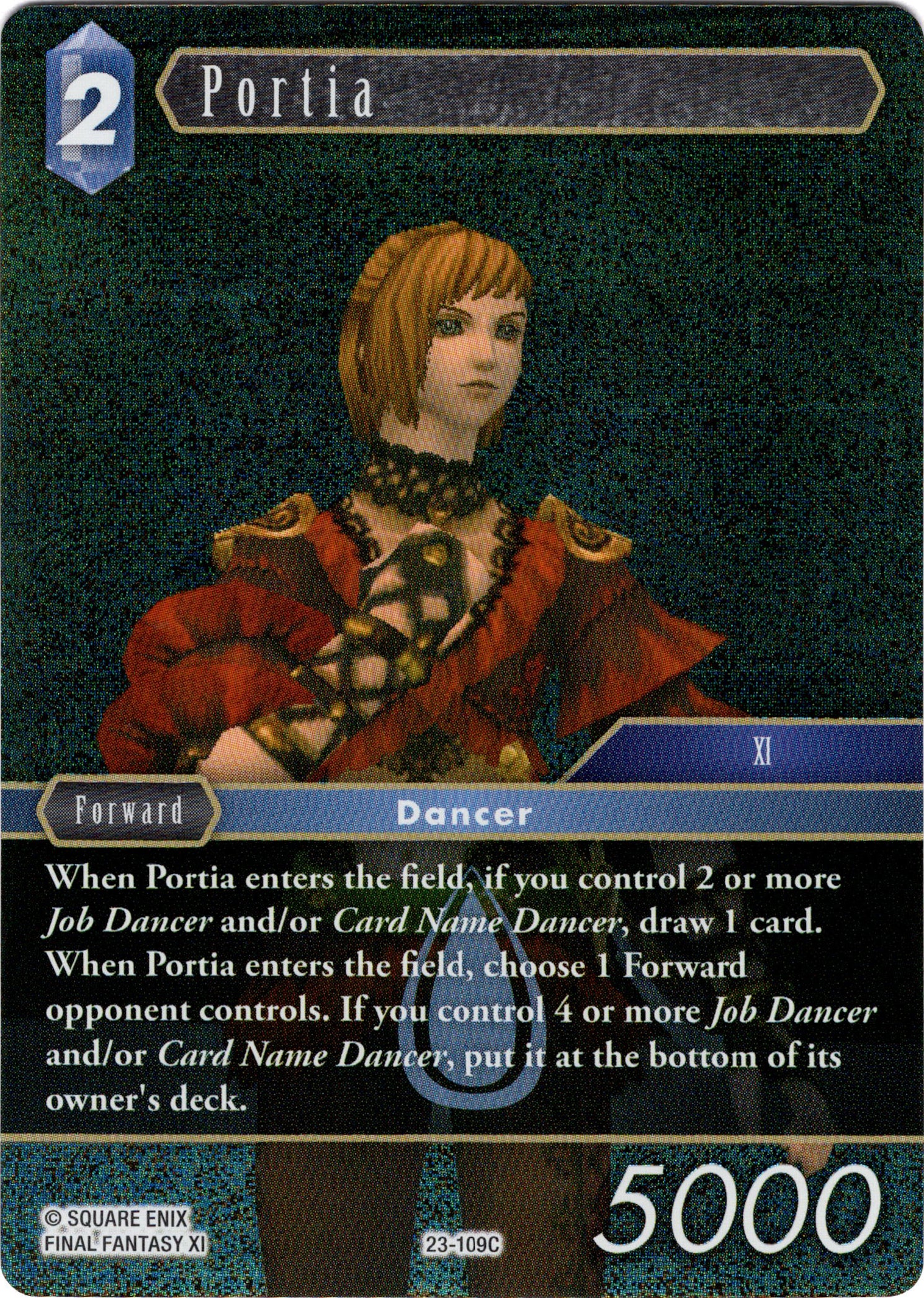 Portia - 23-109C - Hidden Trials - Foil - Card Cavern