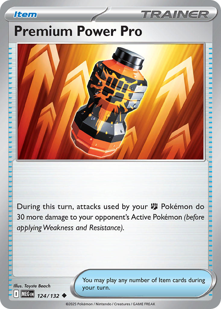 Premium Power Pro - 124/132 - Mega Evolution - Card Cavern