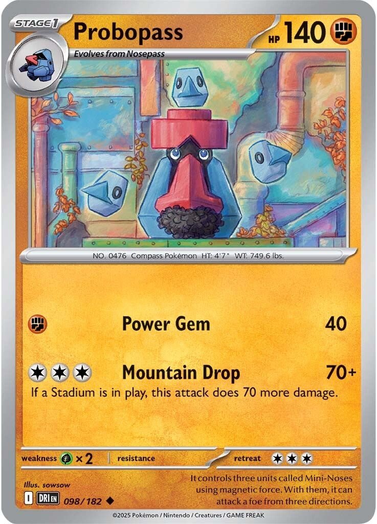 Probopass - 098/182 - Destined Rivals - Card Cavern