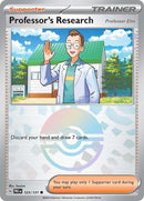 Professor's Research [Professor Elm] (Poke Ball Pattern) - 123/131 - Prismatic Evolutions - Holo - Card Cavern
