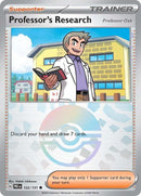 Professor's Research [Professor Oak] (Poke Ball Pattern) - 122/131 - Prismatic Evolutions - Holo - Card Cavern